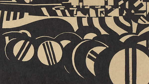 S.S. Jerseymoor, Edward Alexander Wadsworth (British, Cleckheaton, West Yorkshire 1889–1949), Woodcut