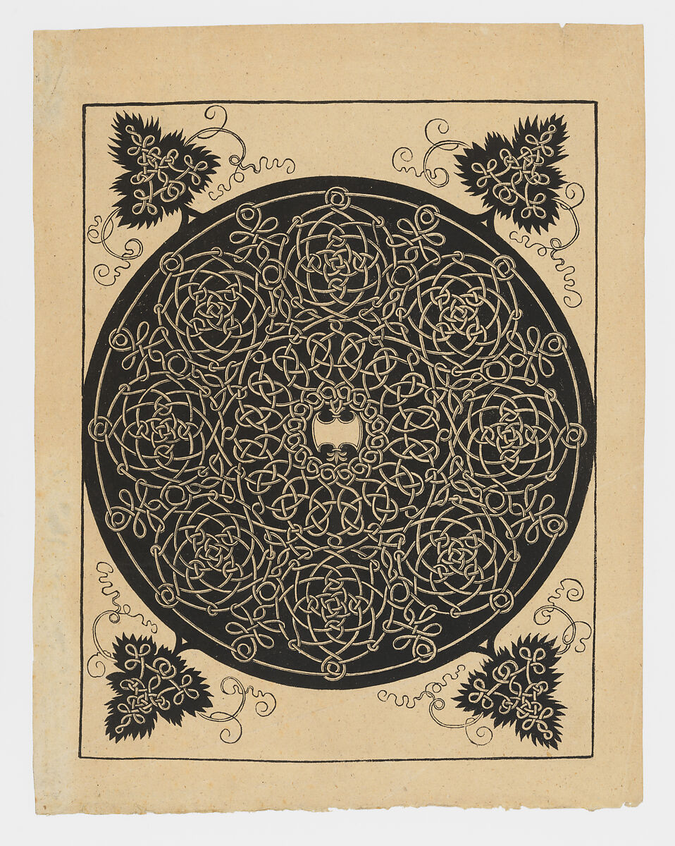 Facsimile of Albrecht Dürer’s Third Knot, Ralf Leopold von Retberg-Wettbergen (German, 1812–1885), Lithograph on handmade paper 