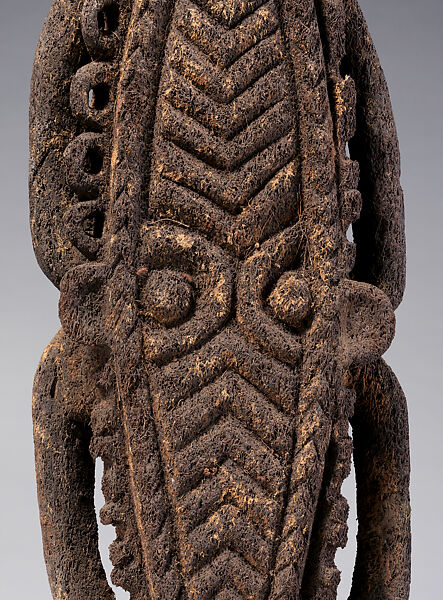 Grade Figure, Fern wood, pigment (?), Banks Islands