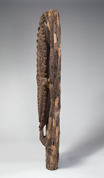 Grade Figure, Fern wood, pigment (?), Banks Islands