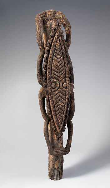 Grade Figure, Fern wood, pigment (?), Banks Islands