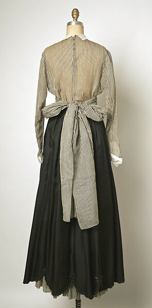Evening dress, House of Balmain (French, founded 1945), silk, linen, jet, French