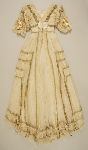 Evening dress, Jacques Doucet (French, Paris 1853–1929 Paris), silk, French