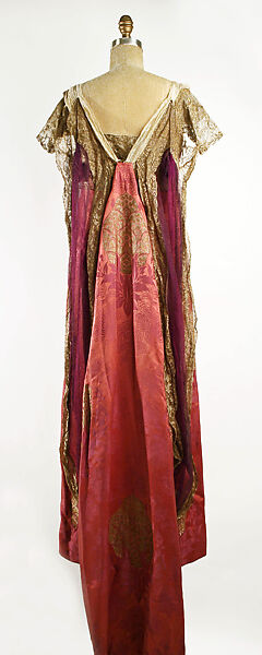 Evening dress, Callot Soeurs (French, active 1895–1937), silk, French
