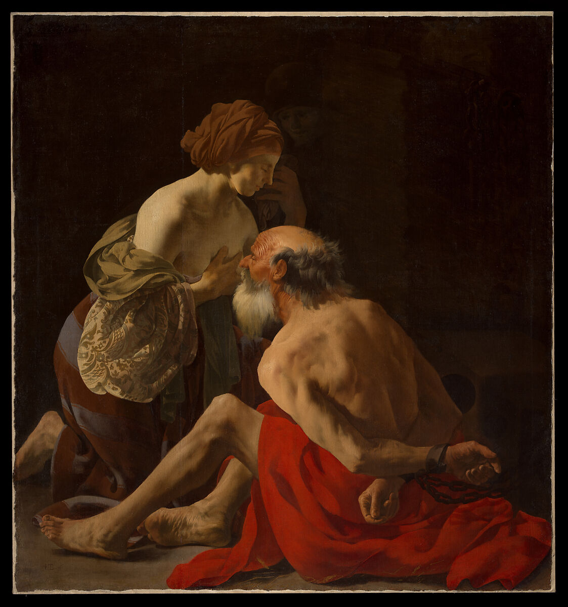 Roman Charity, Hendrick ter Brugghen (Dutch, The Hague? 1588–1629 Utrecht), Oil on canvas 