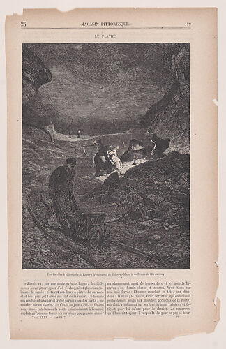 Une Carrière à plâtre près de Lagny (département de Seine-et-Marne), from 