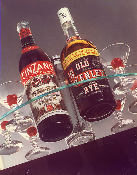 Vermouth & Rye, Caroline Whiting-Fellows (American, 1905–1989), dye transfer print 