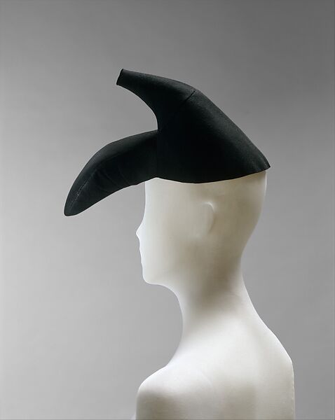 Hat, Schiaparelli (French, founded 1927), wool, French