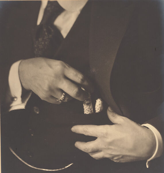 Advertisement for Robert Burns Cigar, Elizabeth Buehrmann (American, 1886–1965), gelatin silver print mounted in press book