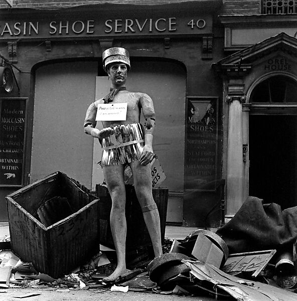 Indecent Exposure, "Please take me away," London, England, Lee Miller (American, 1907–1977), gelatin silver print 
