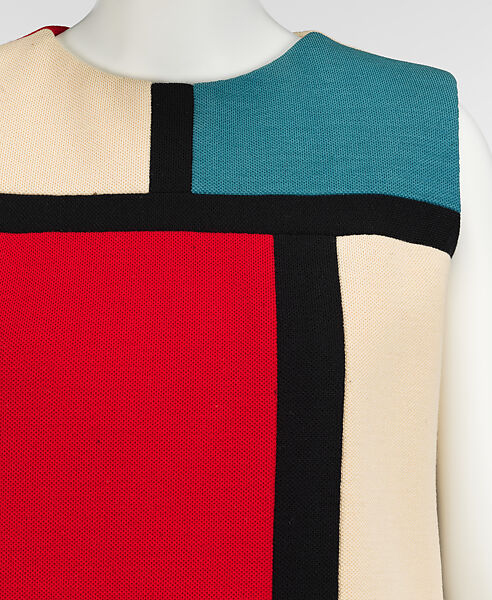 Dress, Yves Saint Laurent (French, founded 1961), wool, French