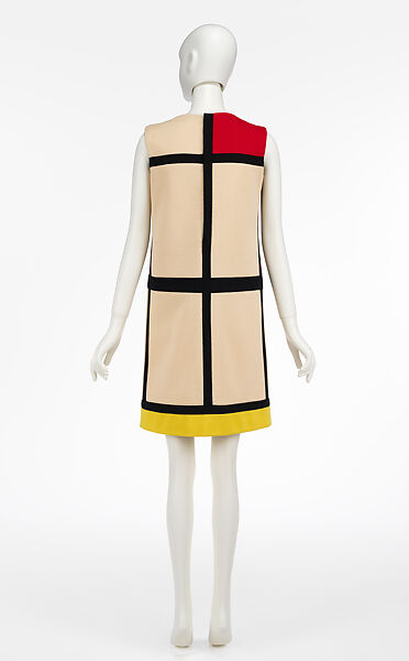 Dress, Yves Saint Laurent (French, founded 1961), wool, French