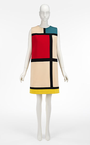 Dress, Yves Saint Laurent (French, founded 1961), wool, French