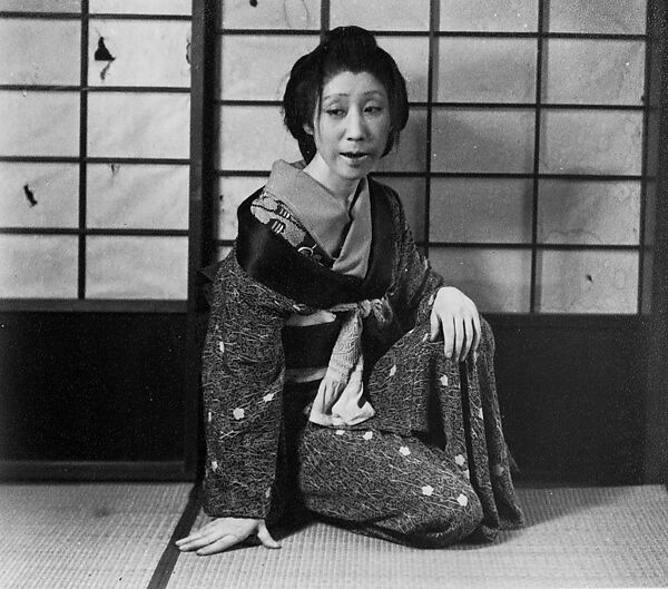Yasue Yamamoto as Okichi in Elegy for a Woman by Yuzo Yamamoto, Eiko Yamazawa (Japanese, 1899–1995), gelatin silver print 