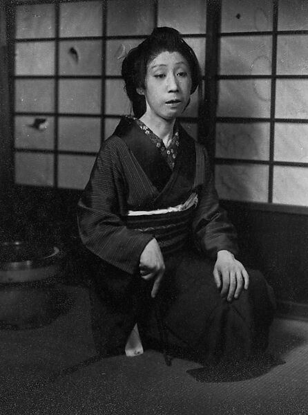 Yasue Yamamoto as Okichi in Elegy for a Woman by Yuzo Yamamoto, Eiko Yamazawa  Japanese, gelatin silver print