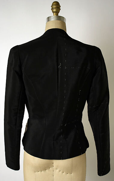 Jacket, Schiaparelli (French, founded 1927), leather, plastic (cellulose nitrate), French