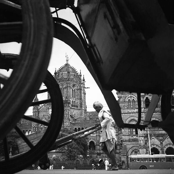 The Victoria Terminus, Bombay, Homai Vyarawalla (Indian, 1913–2012), inkjet print 