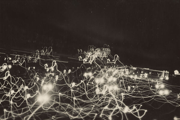Night Shot, Berlin, Cami Stone (Belgian, 1892–1975), gelatin silver print 