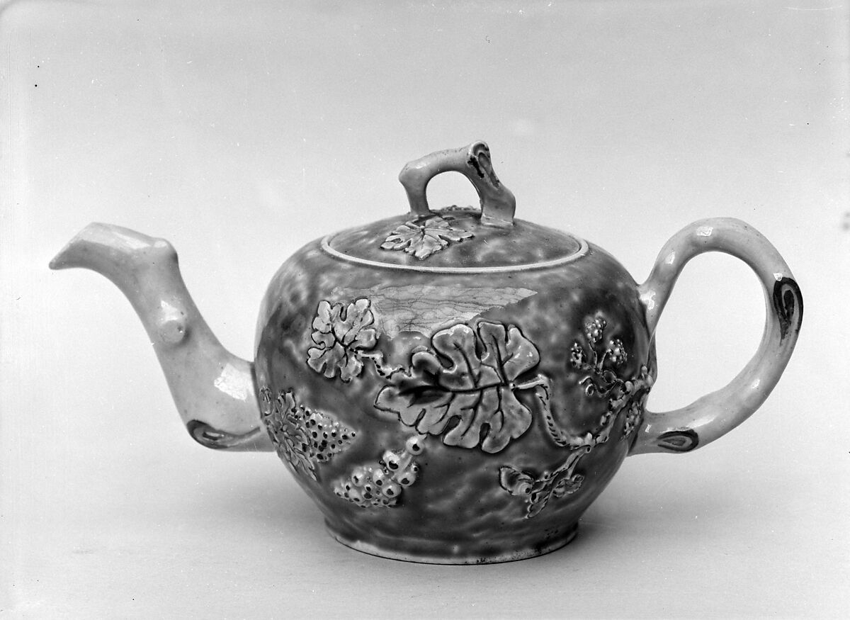 Teapot, Stoneware, British (American market)