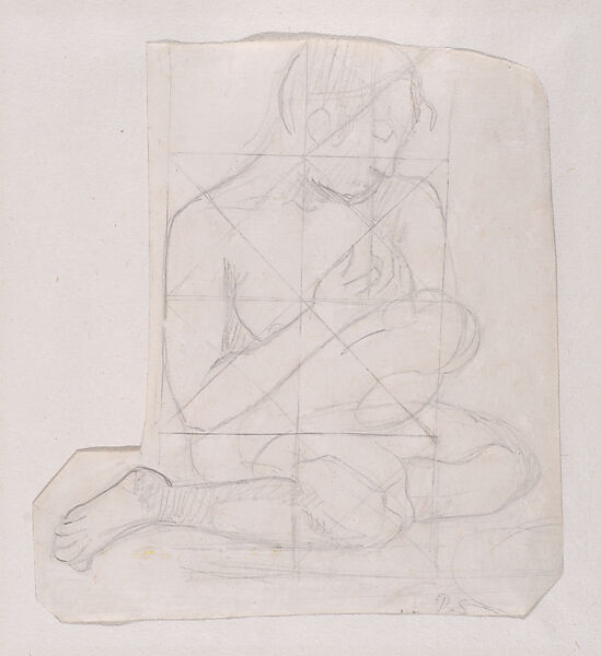 Study for Maternité II, Paul Gauguin (French, Paris 1848–1903 Atuona, Hiva Oa, Marquesas Islands), Graphite 