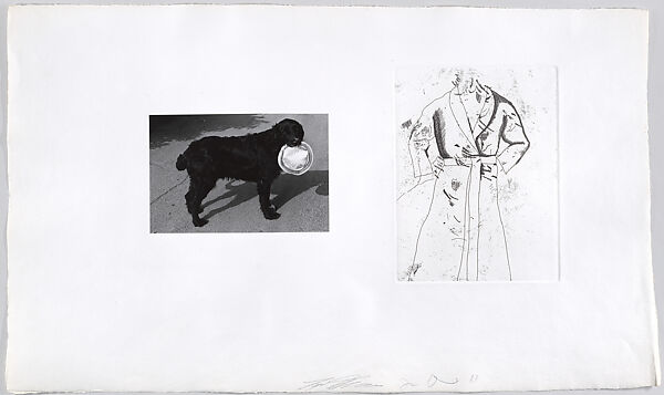 Photographs and Etchings III, from "Photographs and Etchings", Jim Dine (American, born Cincinnati, Ohio, 1935), Etching and gelatin silver print 