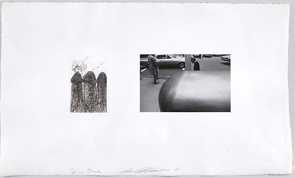 Photographs and Etchings VI, from "Photographs and Etchings", Jim Dine (American, born Cincinnati, Ohio, 1935), Etching and gelatin silver print 