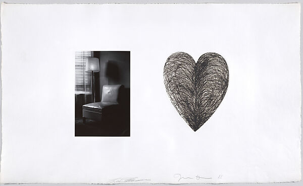 Photographs and Etchings X, from "Photographs and Etchings", Jim Dine (American, born Cincinnati, Ohio, 1935), Etching and gelatin silver print 