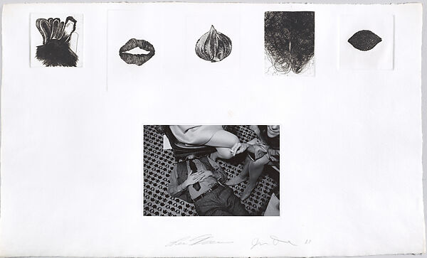 Photographs and Etchings XII, from "Photographs and Etchings", Jim Dine (American, born Cincinnati, Ohio, 1935), Etching and gelatin silver print 