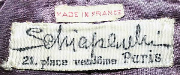 Cocktail ensemble, Schiaparelli (French, founded 1927), (a–c) silk
(d) silk, feathers, French