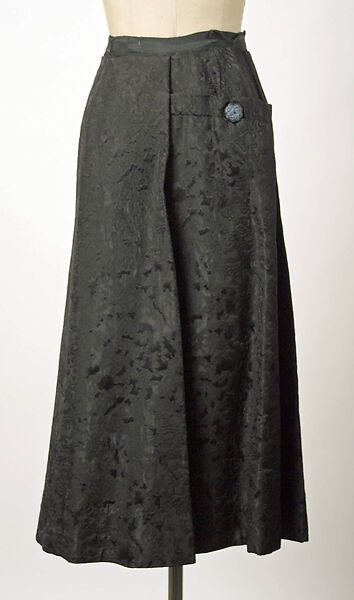 Cocktail ensemble, Schiaparelli (French, founded 1927), (a–c) silk
(d) silk, feathers, French