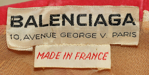 Pillbox hat, House of Balenciaga (French, founded 1937), cotton, French