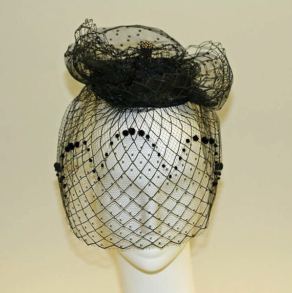 Cocktail hat, Paulette (French), [no medium available], French 