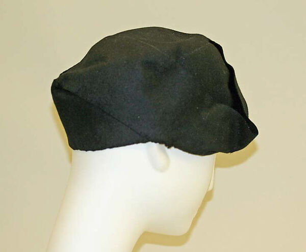 Toque, Jean Patou (French, 1880–1936), wool, silk, French