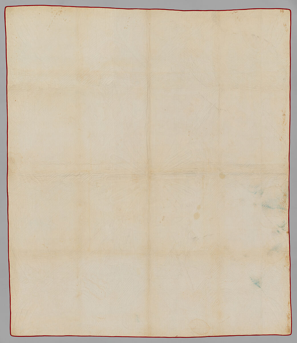 Cat quilt, Unknown  , American (New York), Cotton, American