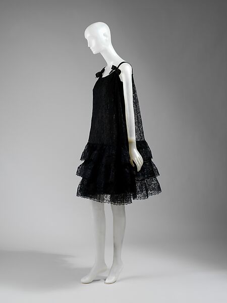 balenciaga black lace dress Balenciaga Lace-embellished Midi Dress