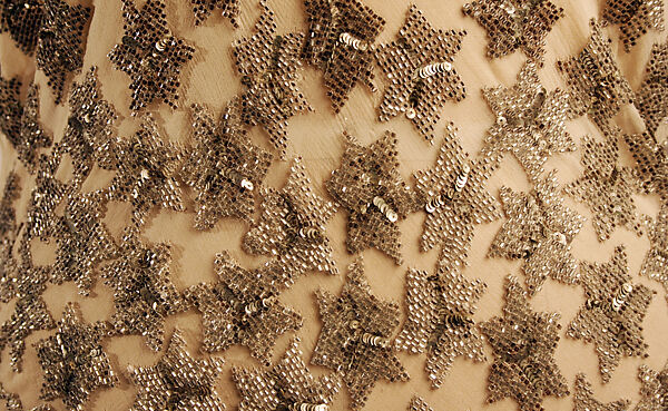 Evening dress, House of Vionnet (French, active 1912–14; 1918–39), silk, glass, metal, French