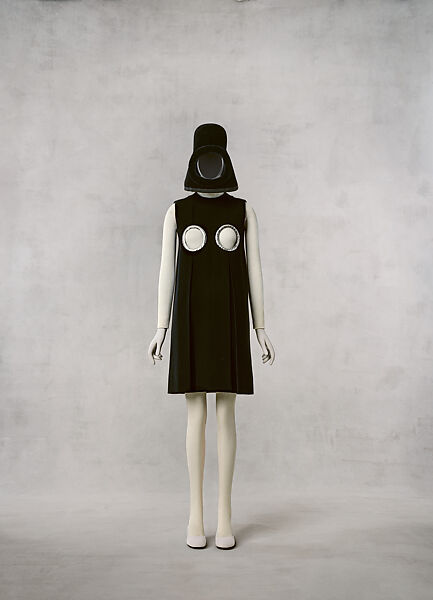 Ensemble, Pierre Cardin  French, born Italy, wool, cotton, plastic, French
