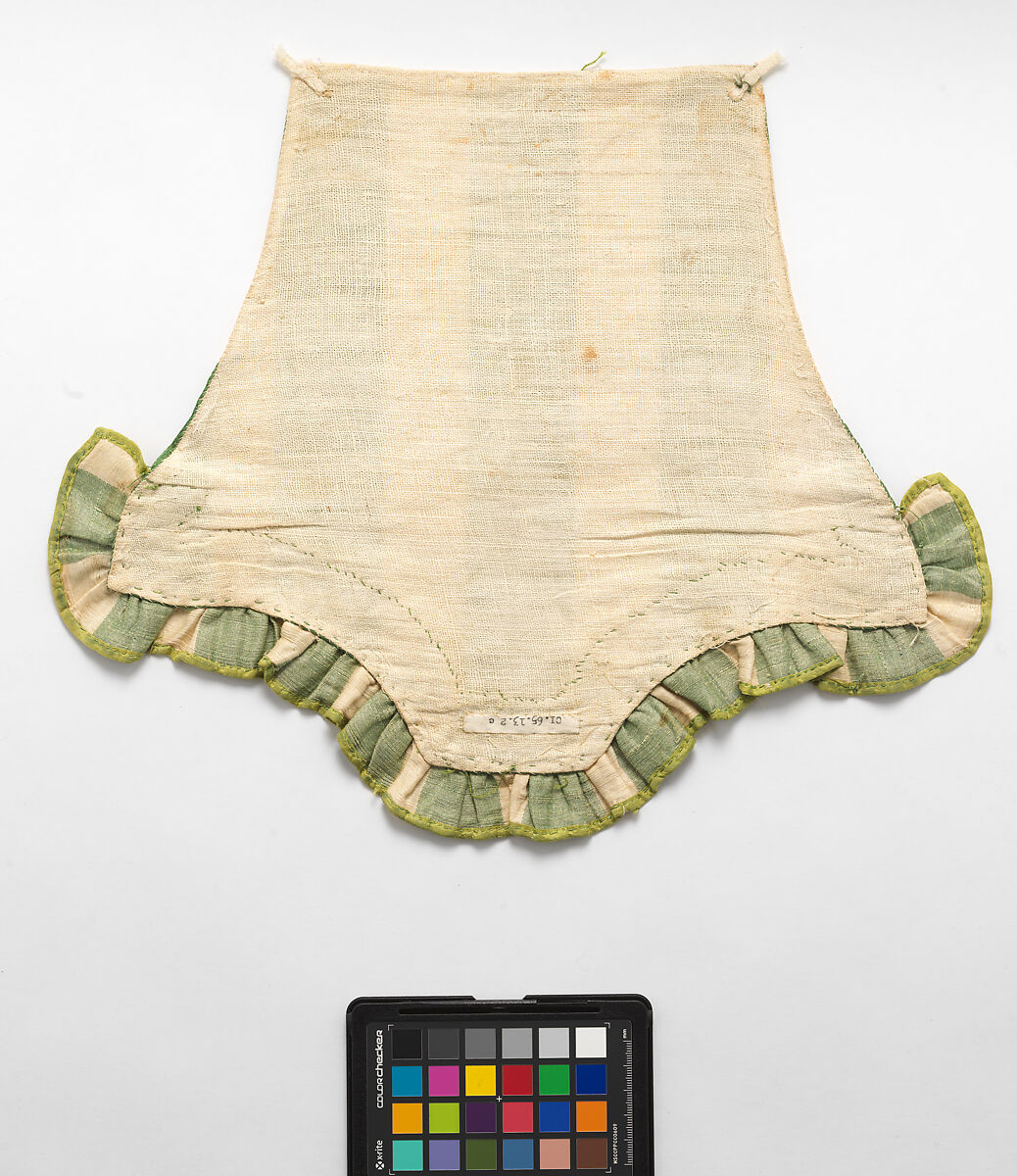 Robe à la française, linen, silk, French