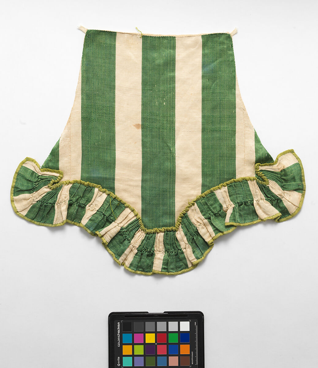 Robe à la française, linen, silk, French