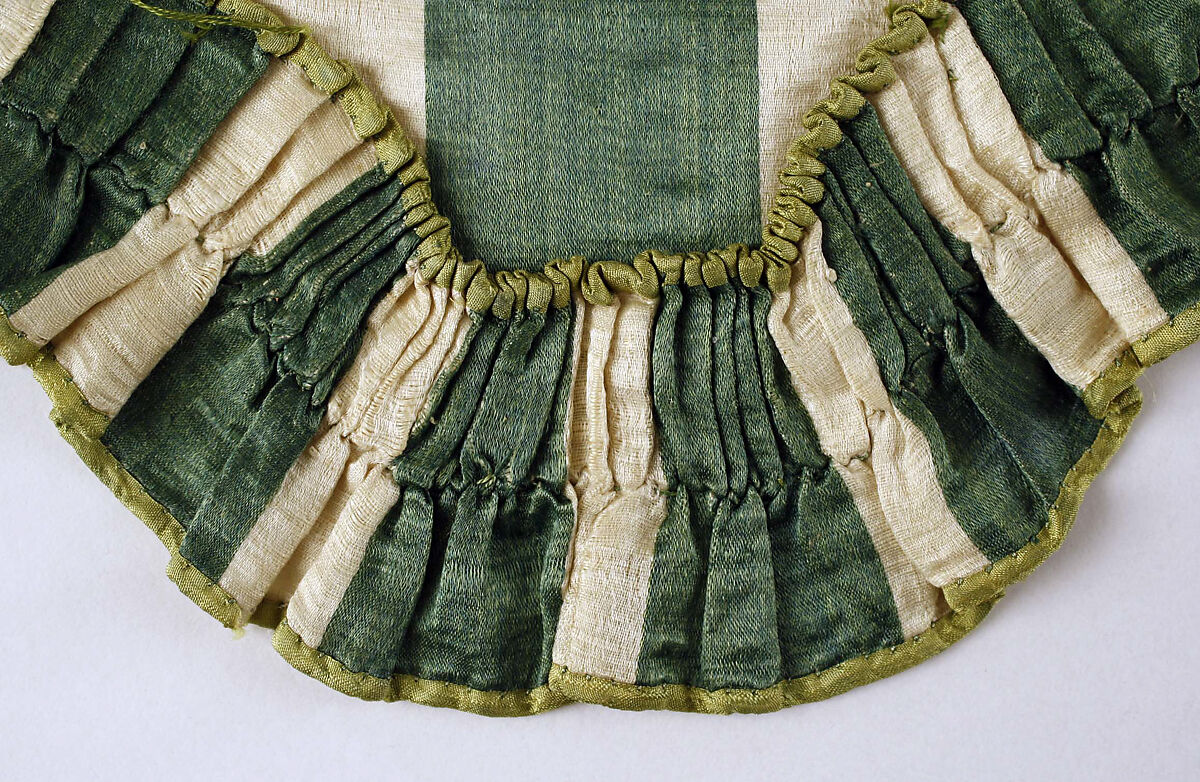 Robe à la française, linen, silk, French