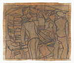Kiosk in Paris (preparatory sketch)