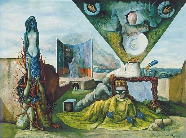 Los días de la calle Gabino Barreda (The Days of Gabino Barreda Street), Gunther Gerzso  Mexican, Oil on canvas