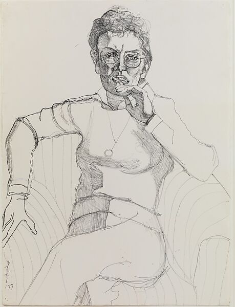 Mary Garrard, Alice Neel (American, Merion Square, Pennsylvania 1900–1984 New York), Graphite on paper 