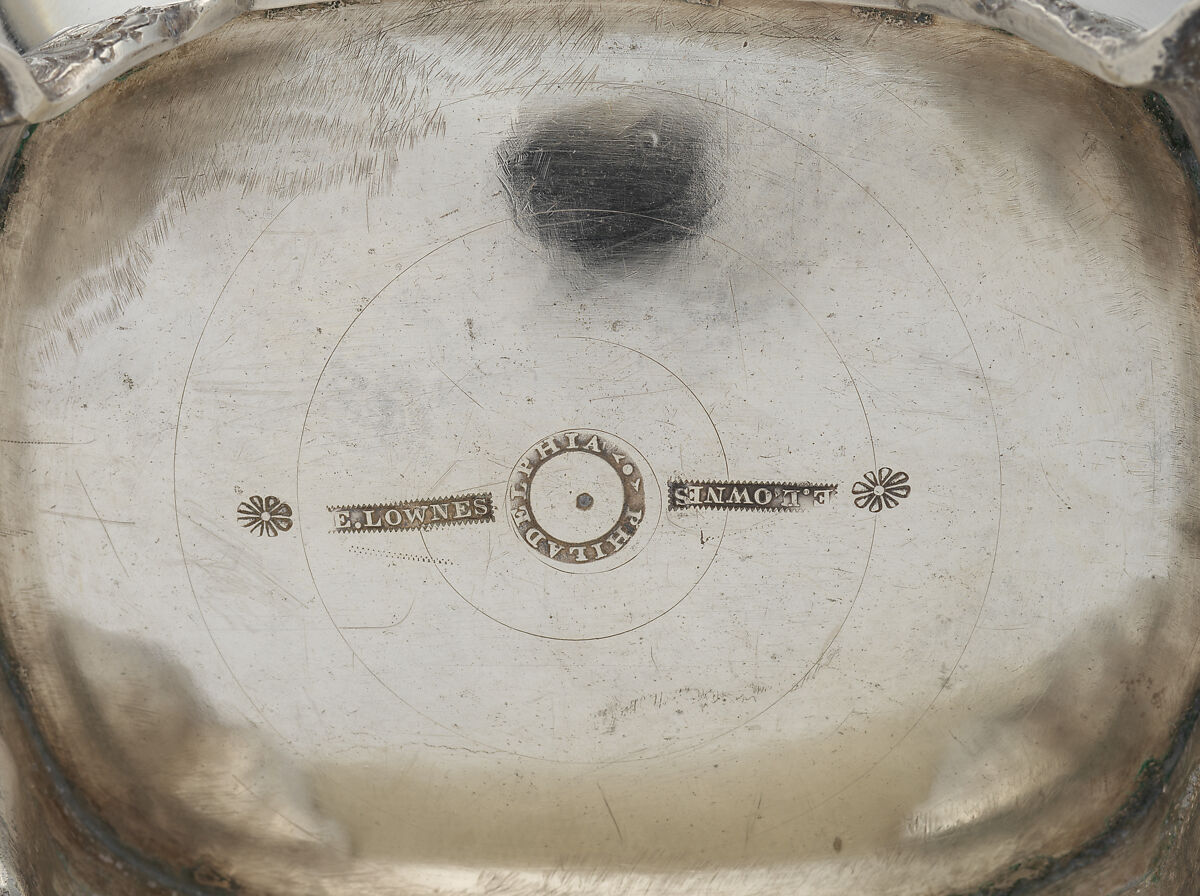 Covered Sauce Tureen, Edward Lownes (1792–1834), Silver, American