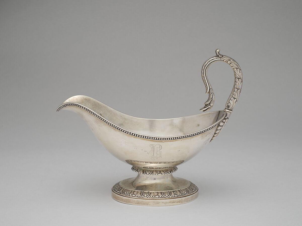 Covered Sauce Tureen, Edward Lownes (1792–1834), Silver, American
