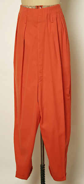 Zoot suit, (c) cotton; (d) silk; (f) leather, metal (g) elastic, leather, metal; (h) wool; (i, j) leather, American