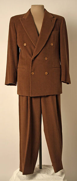 Suit, Giorgio Armani (Italian, founded 1974), wool, cashmere, Italian 