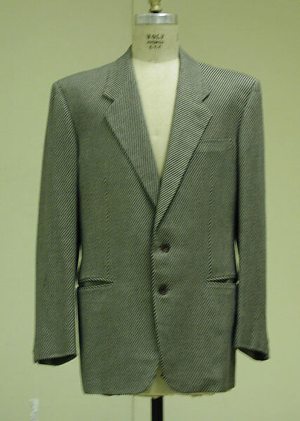 Suit, Giorgio Armani (Italian, founded 1974), cotton, linen, Italian 