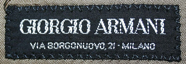 Suit, Giorgio Armani (Italian, founded 1974), cotton, linen, Italian