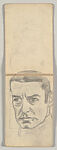 Sketchbook, with preparatory sketches for Jazz Band, Sword Drill, and Clive Brook, Lill Tschudi (Swiss, Schwanden 1911–2004 Schwanden), Watercolor, pencil, and gouache